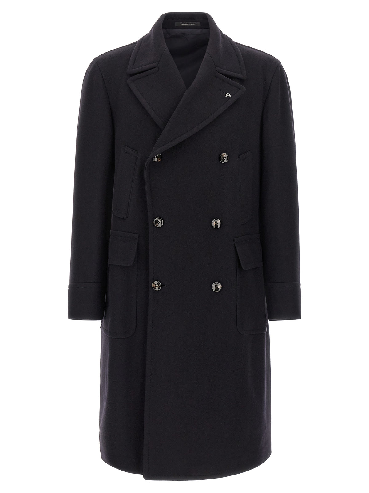 Tagliatore Blue Wool Coat