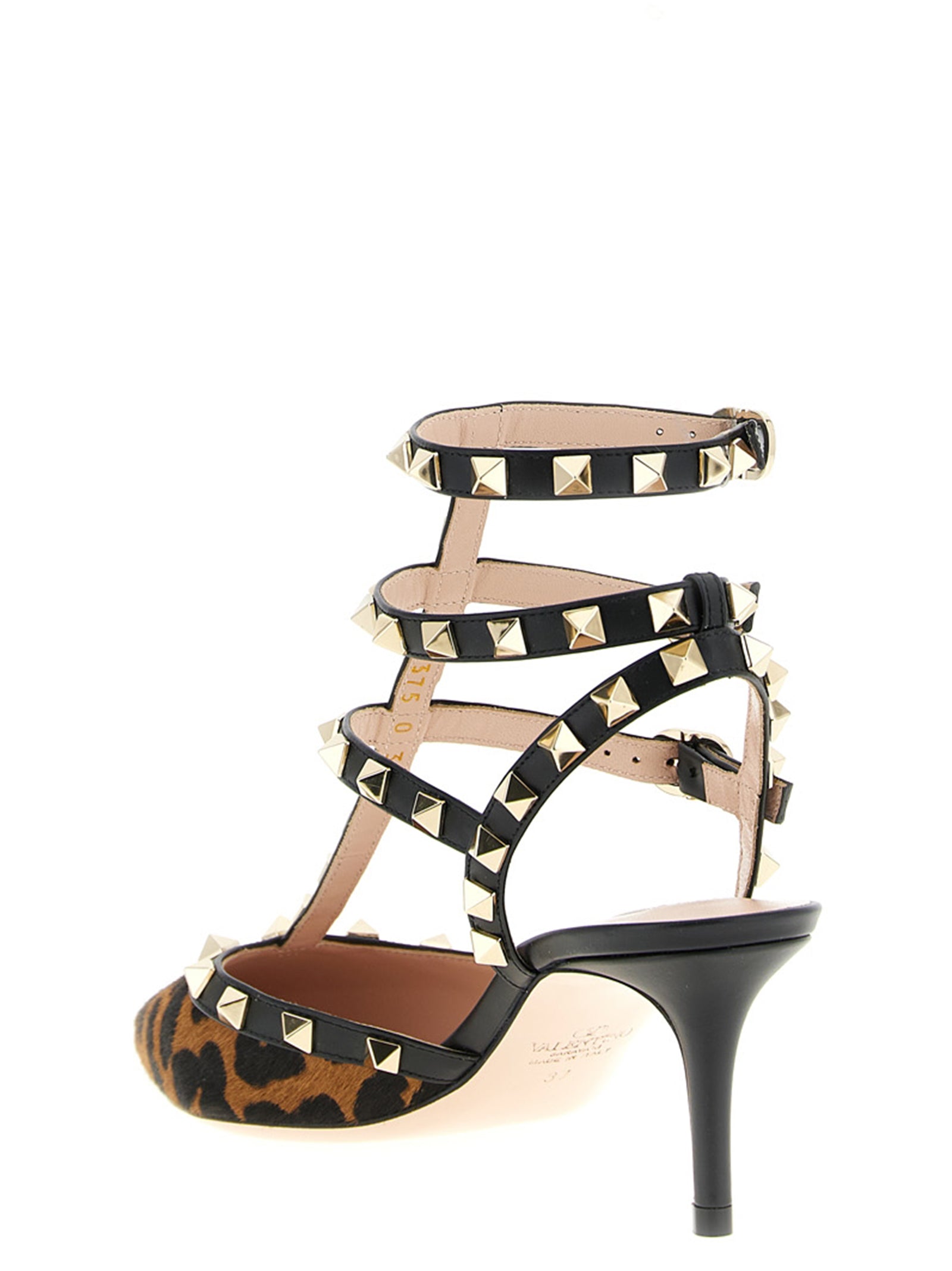 Valentino Garavani Multicolor Calfskin Mid Heel Pumps for Women
