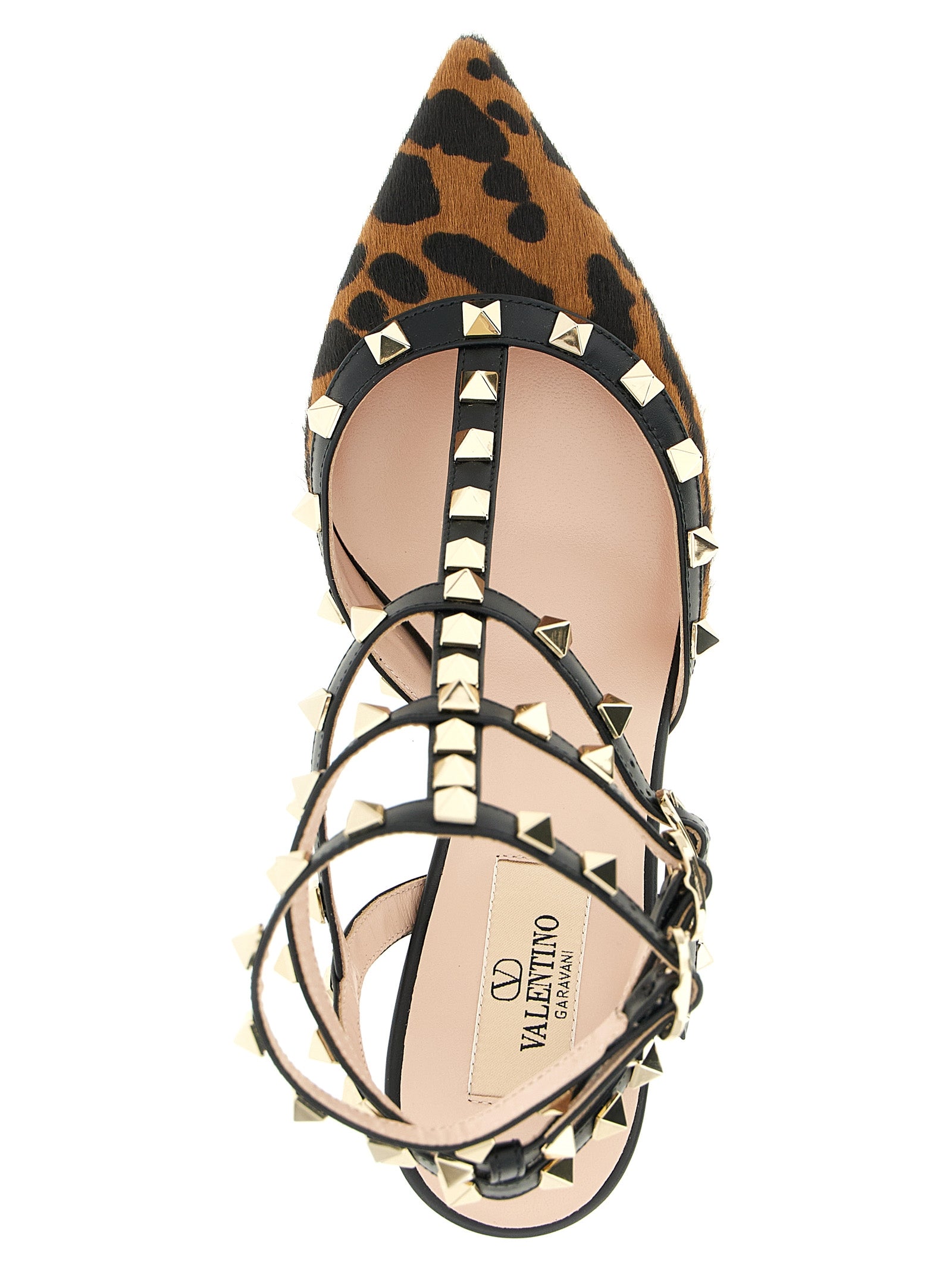 Valentino Garavani Multicolor Calfskin Mid Heel Pumps for Women