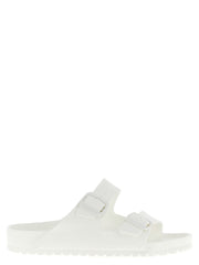 Birkenstock White Synthetic Slides
