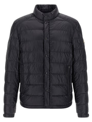 Moncler Blue Polyamide Full-Length Jacket