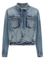 Maison Margiela Blue Cotton Denim Jacket