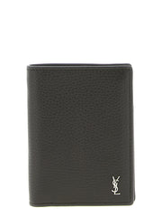 Saint Laurent Brown Calfskin Leather Wallet