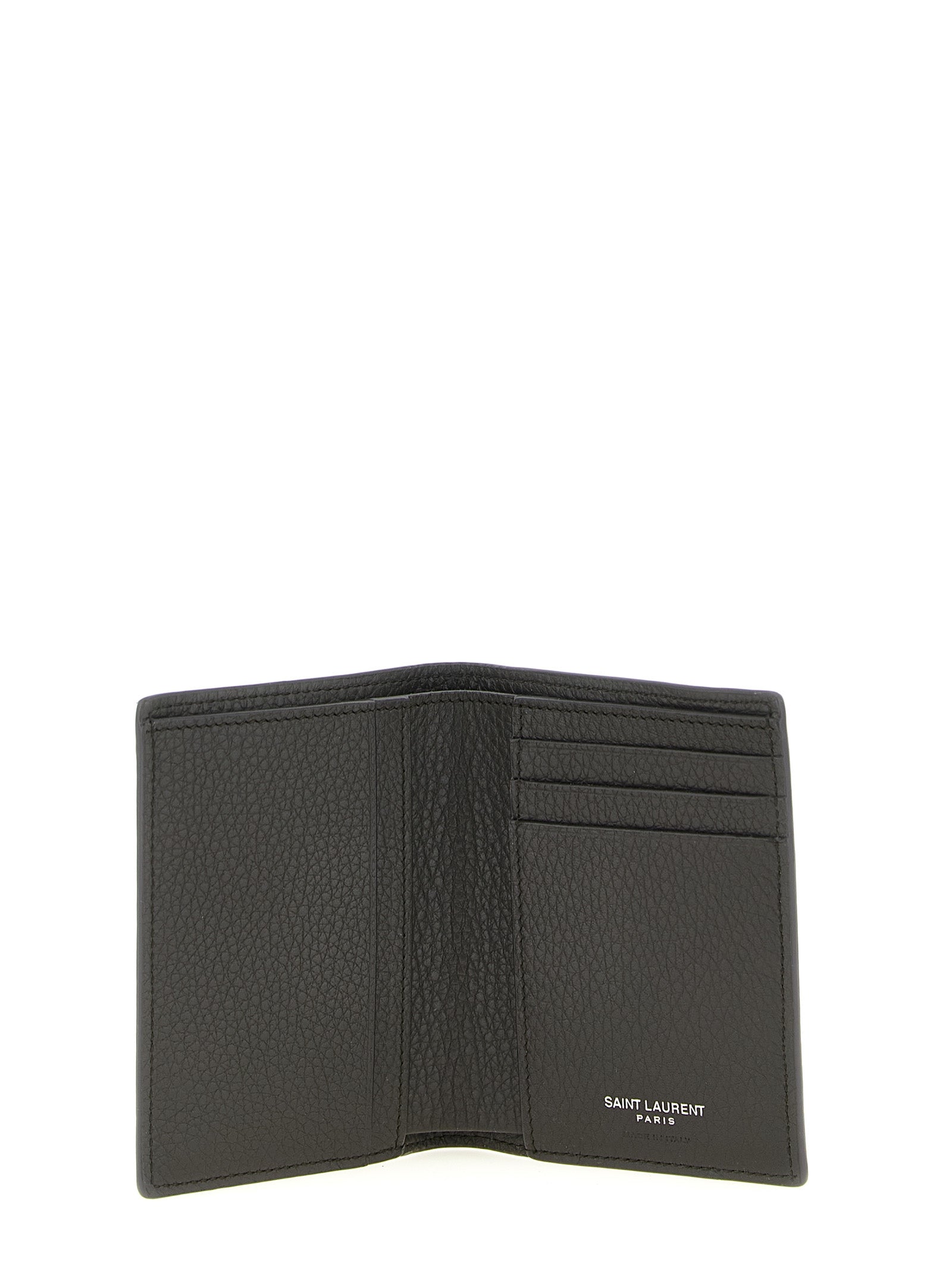 Saint Laurent Brown Calfskin Leather Wallet