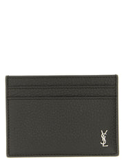 Saint Laurent Brown Calfskin Cardholder