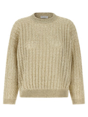 Brunello Cucinelli Beige Linen Cardigan