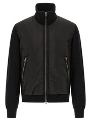 Tom Ford Black Wool Bomber
