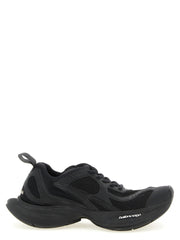 Balenciaga Black Polyester Athletic Sneakers