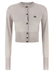Vivienne Westwood Gray Wool Cardigan