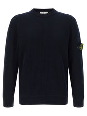 Stone Island Blue Cotton Cardigan