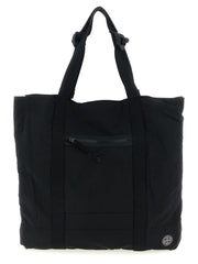 Stone Island Black Polyamide Tote Bag