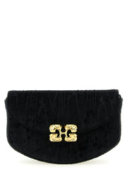 Ganni Black Polyester Cardholder