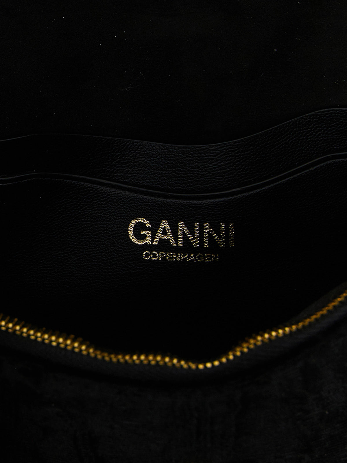 Ganni Black Polyester Cardholder