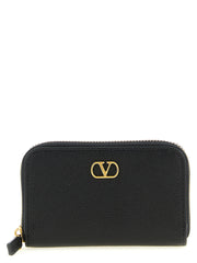 Valentino Garavani Black Calfskin Cardholder