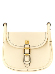 Valentino Garavani White Calfskin Shoulder Bag