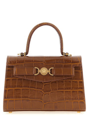 Versace Brown Calfskin Handbag