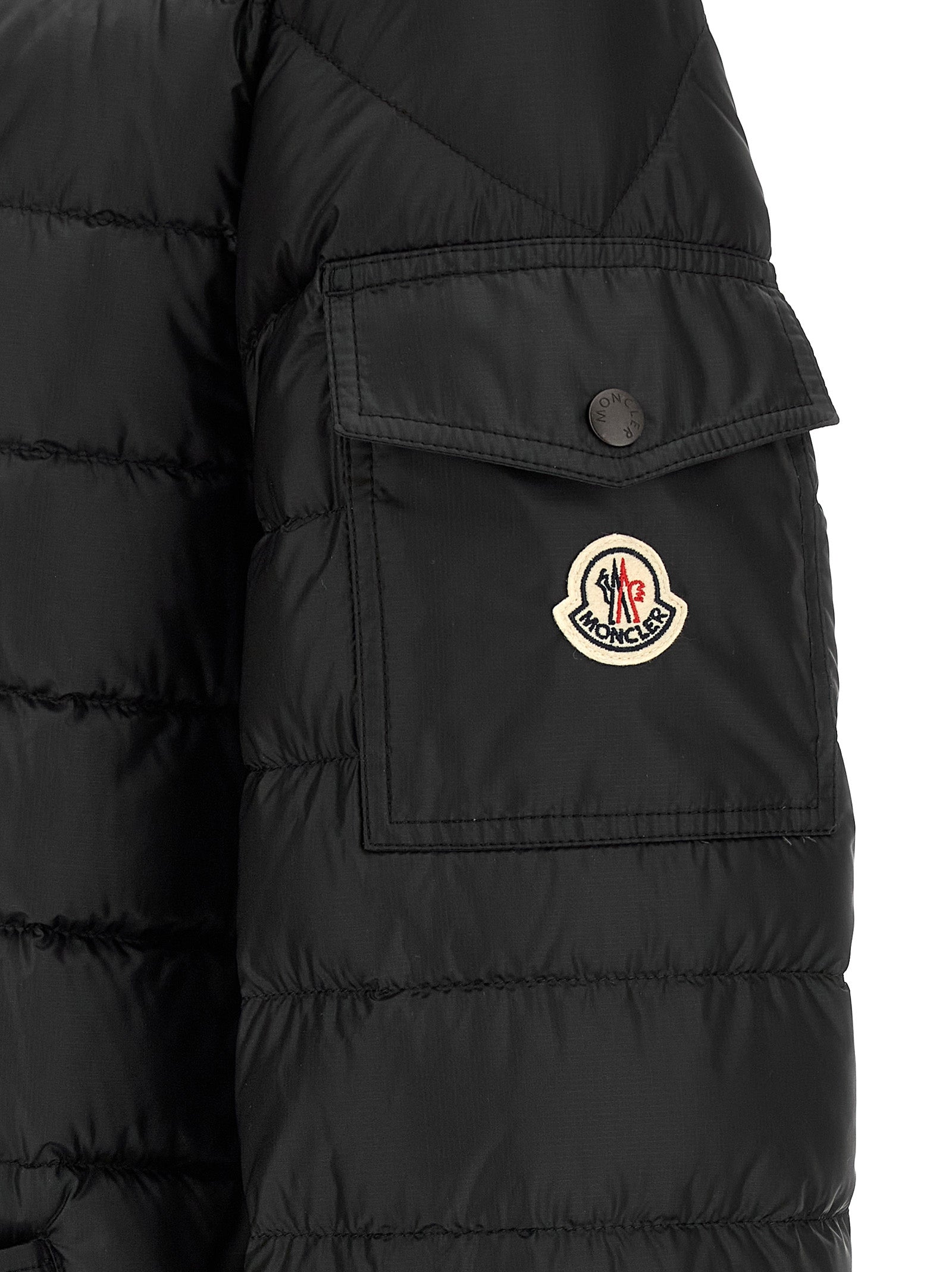 Moncler Black Polyamide Parka