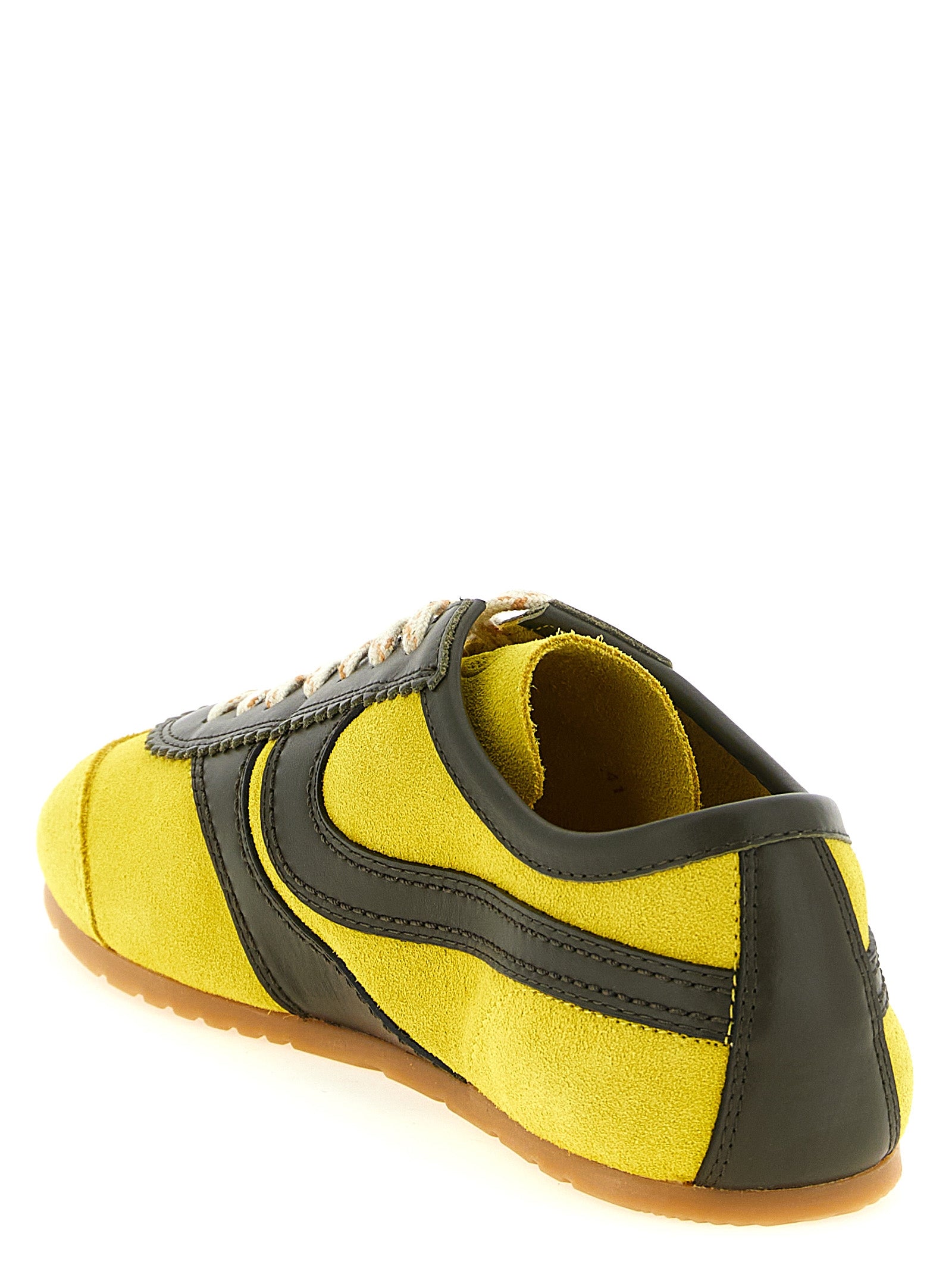 Dries Van Noten Bicolor Calfskin Sneakers for Women