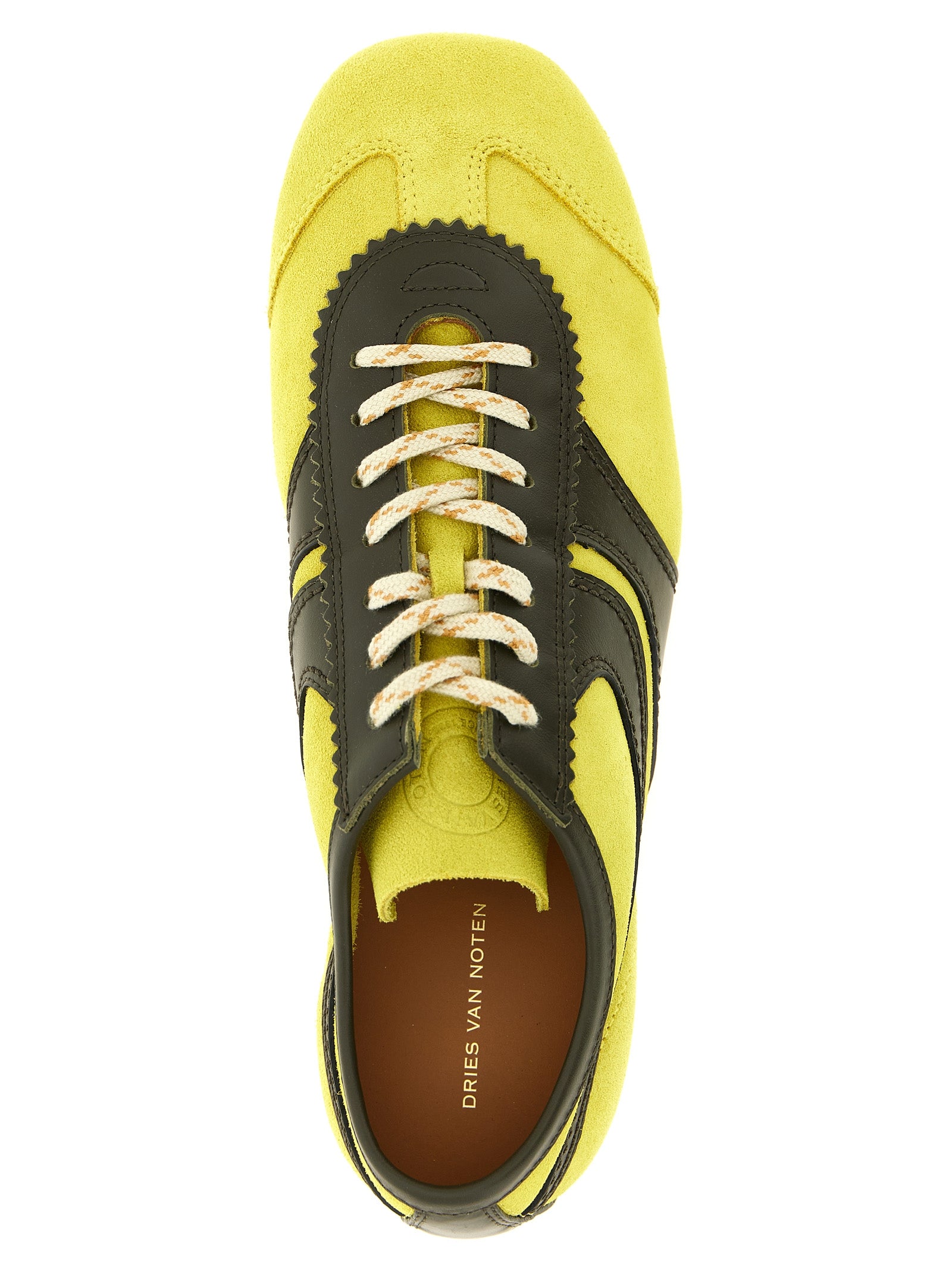 Dries Van Noten Bicolor Calfskin Sneakers for Women