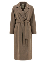 'S Max Mara Brown Virgin Wool Coat
