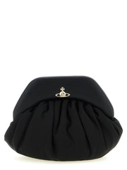 Vivienne Westwood Black Viscose Clutch Bag