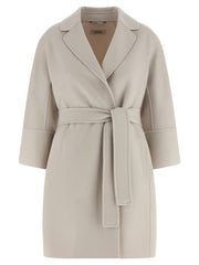 'S Max Mara Beige Virgin Wool Coat