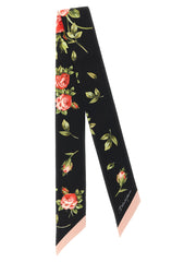 Dolce & Gabbana Black Silk Foulard