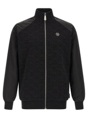 Philipp Plein Black Cotton Sweatshirt