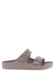 Birkenstock Purple Synthetic Flat Sandals