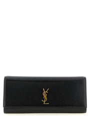 Saint Laurent Black Calfskin Clutch Bag