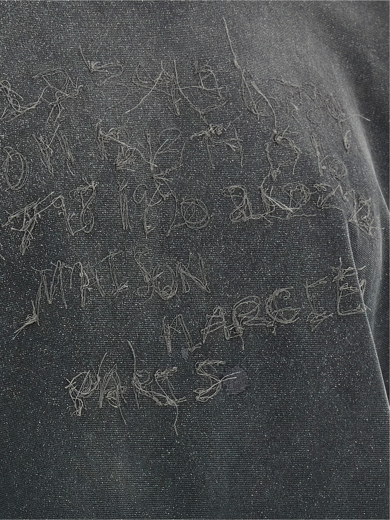 Maison Margiela Gray Cotton Hoodie