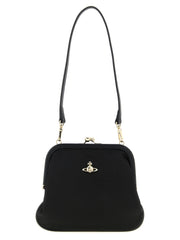 Vivienne Westwood Black Viscose Clutch Bag