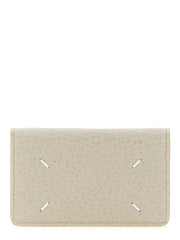 Maison Margiela Gray Bovine Leather Cardholder