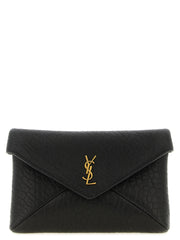 Saint Laurent Black Lamb Leather Crossbody Bag