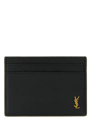 Saint Laurent Black Calfskin Cardholder