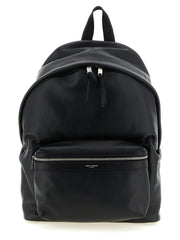 Saint Laurent Black Calfskin Backpack