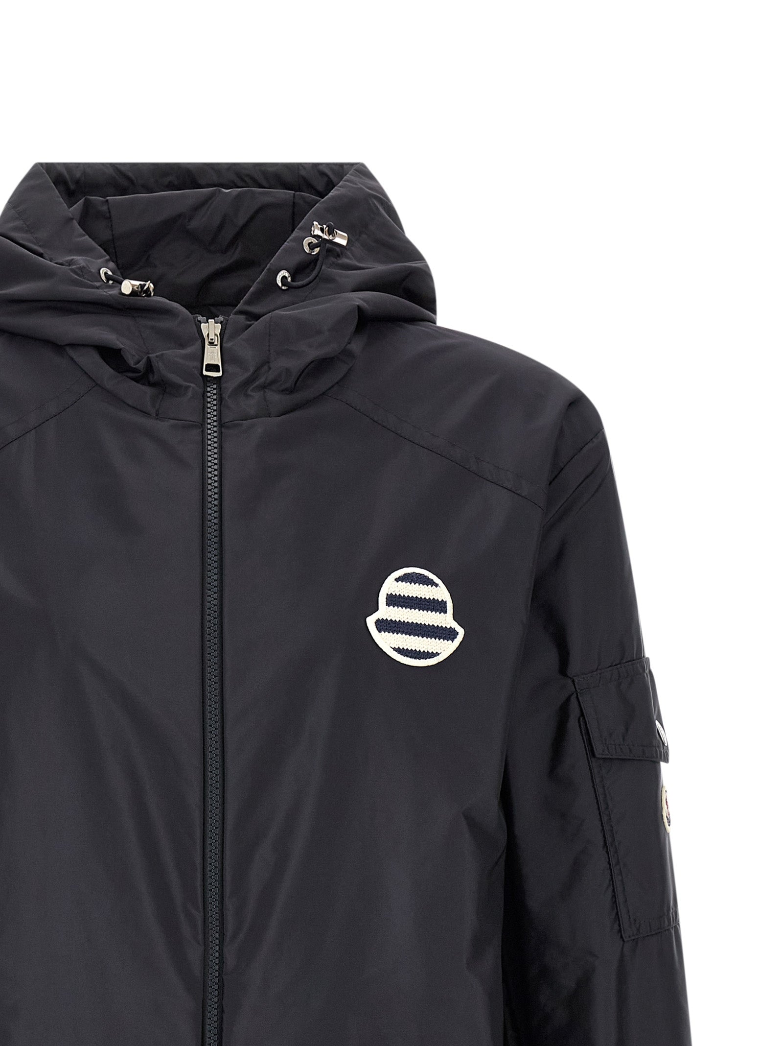 Moncler Blue Polyamide Shell Jacket for Men