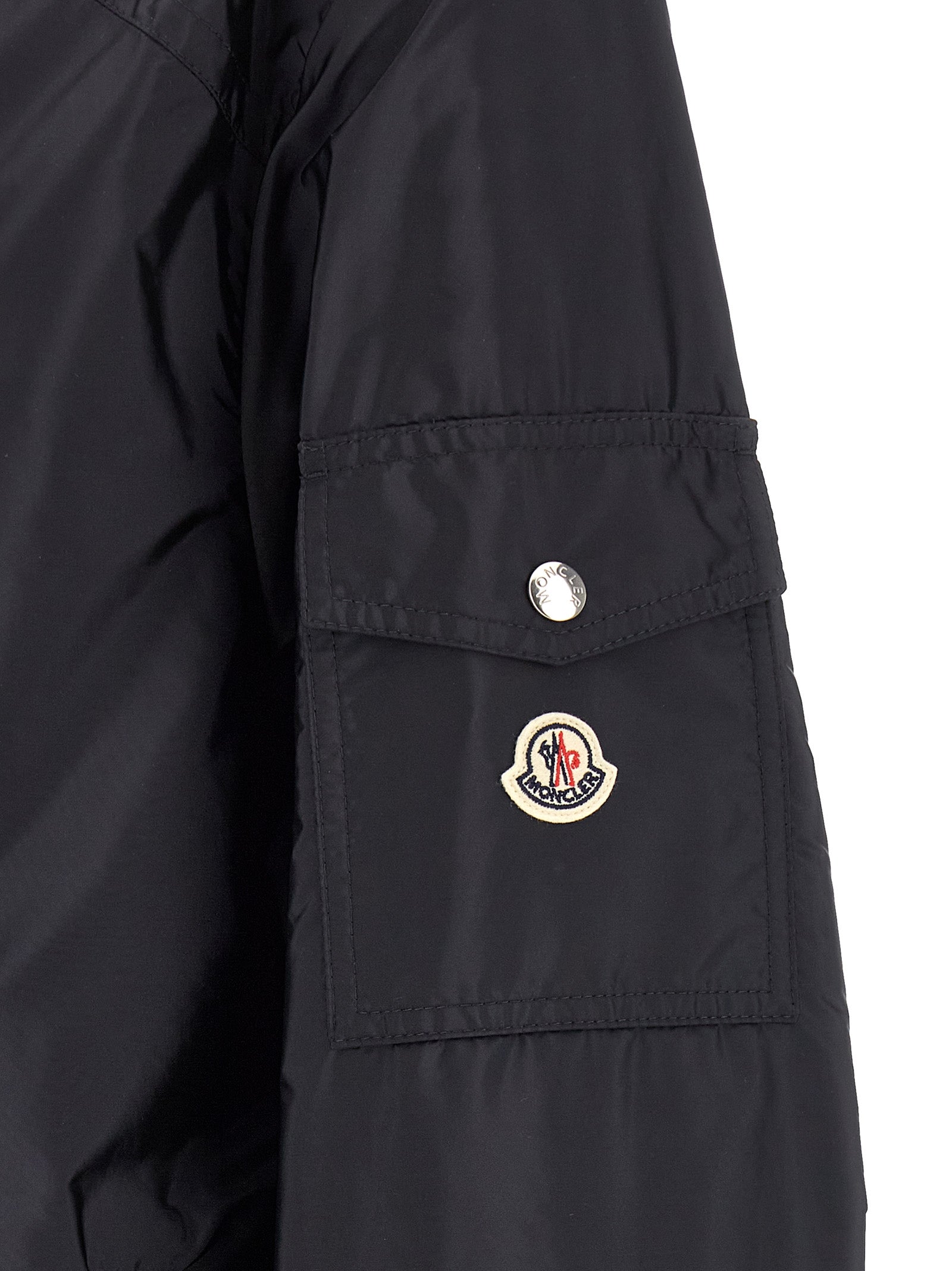 Moncler Blue Polyamide Shell Jacket for Men