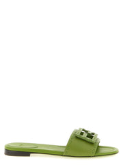 Fendi Bicolor Calfskin Slides