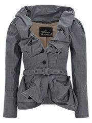 Vivienne Westwood Gray Cotton Blazer