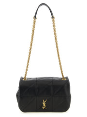 Saint Laurent Black Lamb Leather Shoulder Bag