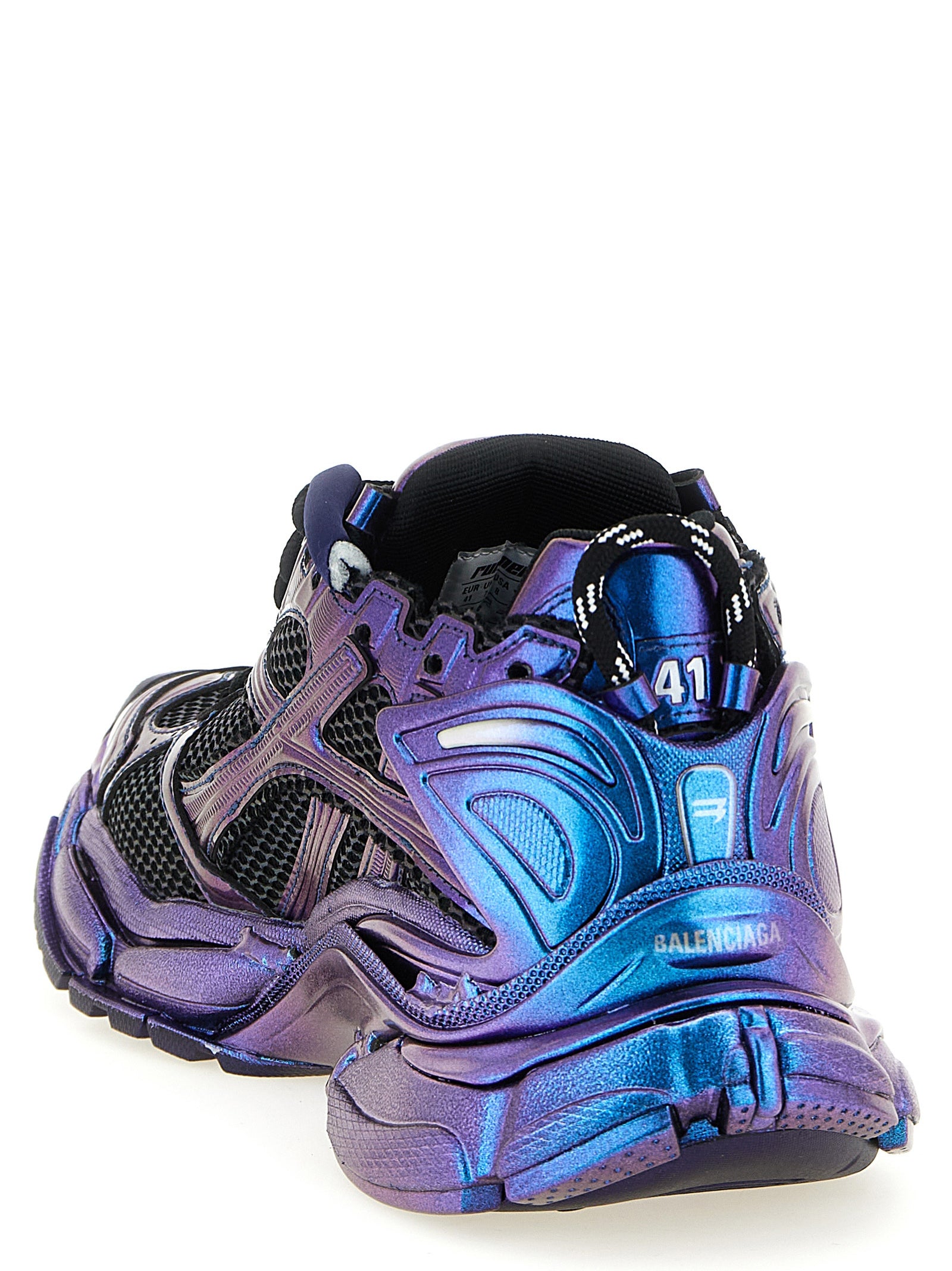 Balenciaga Blue Polyethylene Athletic Sneakers