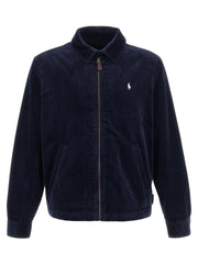 Polo Ralph Lauren Blue Cotton Full-Length Jacket