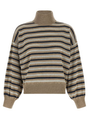 Brunello Cucinelli Multicolor Virgin Wool Cardigan