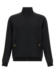 Valentino Garavani Black Polyester Sweatshirt