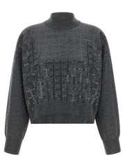 Brunello Cucinelli Gray Cashmere Cardigan