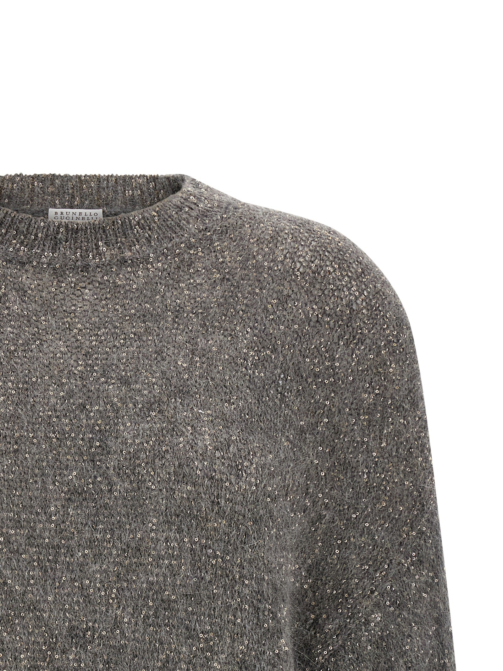 Brunello Cucinelli Gray Polyamide Cardigan