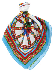 Dolce & Gabbana Multicolor Silk Foulard
