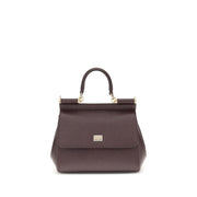 Dolce & Gabbana Brown Calf Leather Bos Taurus Shoulder Bag