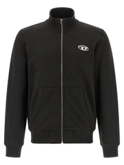 Diesel Black Cotton Sweatshirt